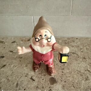 Vintage Doc Dwarf 4in Ceramic Figurine Snow White MR2F